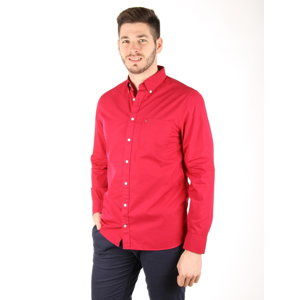 Tommy Hilfiger pánská červená košile - M (651)